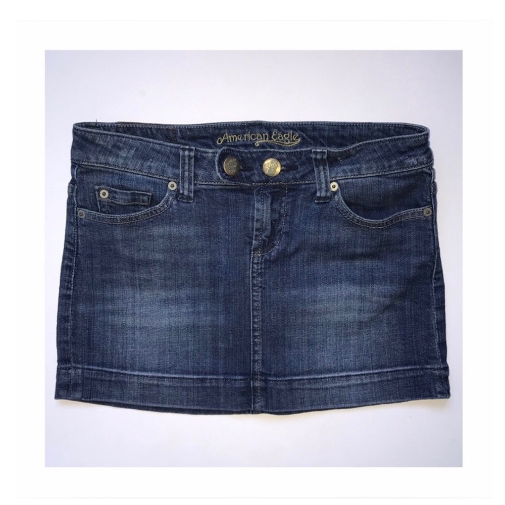 AE - Y2K Mini Denim Skirt